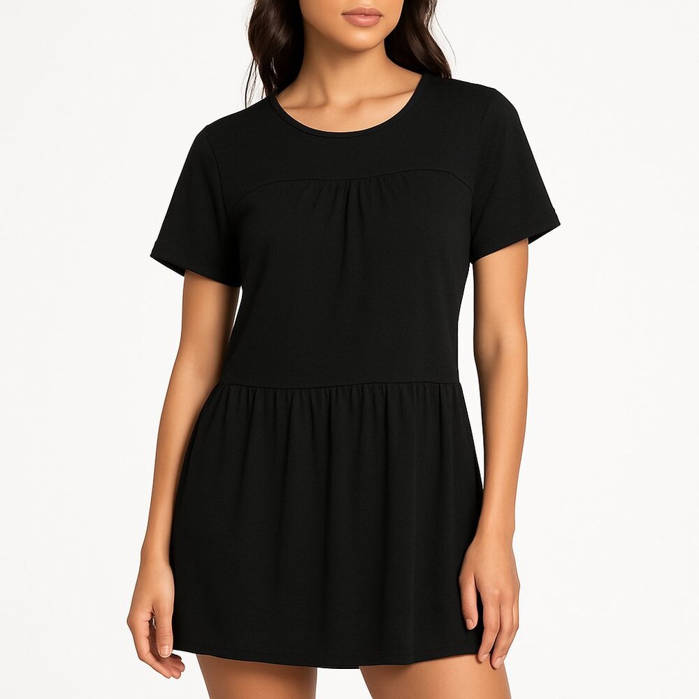 Aveto Plus Black Short Sleeve T-Shirt - 3X